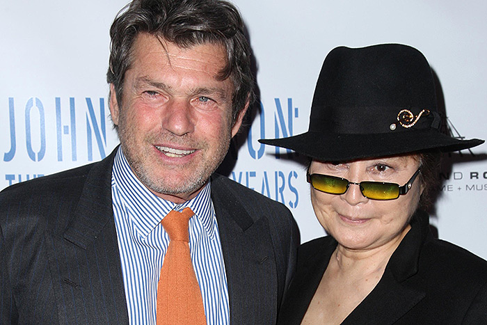 Jann Wenner and Yoko Ono