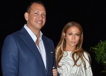 Jennifer Lopez and Alex Rodriguez at Apollo in the Hamptons