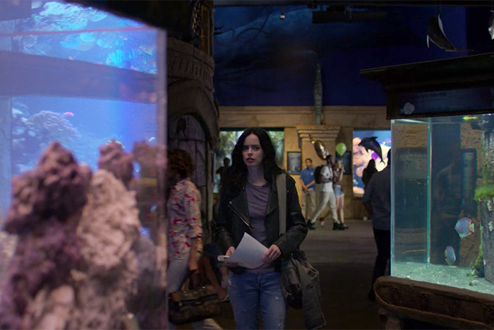 Jessica Jones in Long Island Aquarium