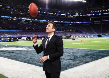 Jimmy Fallon at Super Bowl LII