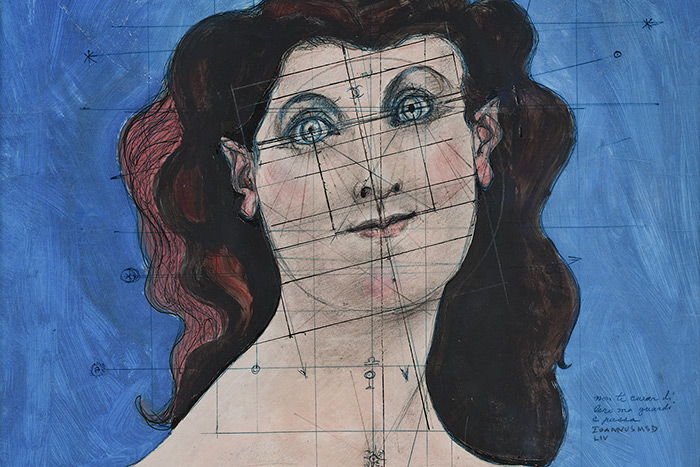 John Graham "Head of a Woman" (detail), 1954