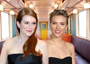 Julianne Moore and Scarlett Johansson rode the Hamptons Subway this week