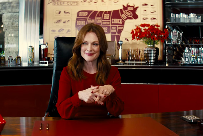 Julianne Moore as Poppy in the trailer for "Kingsman: The Golden Circle"