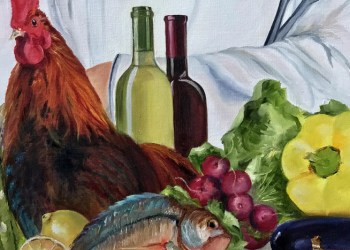 July 21, 2017 Dan's Papers cover art (detail) by Gia Schifano