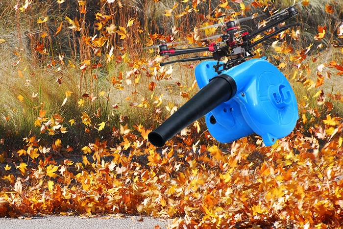 Leaf blower drones are currently banned in the Hamptons