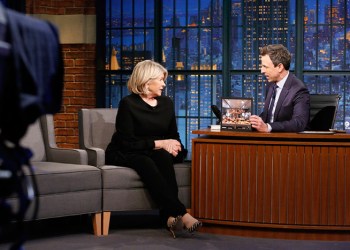 Martha Stewart on Late Night with Seth Meyers