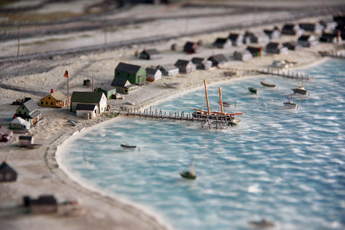 A model of Fort Pond Bay in Montauk