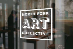 North Fork Art Collective window in Greenport