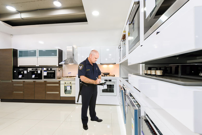 Hamptons Police reps check out possible kitchen products