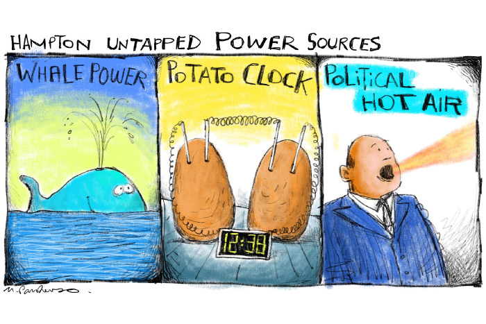 Power sources cartoon by Mickey Paraskevas