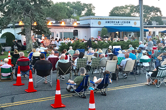 Sag Harbor Community Band plays the American Legion Post