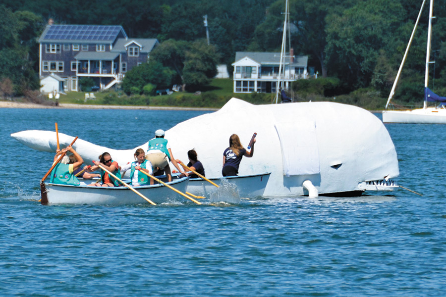 The famous HarborFest whaleboat races