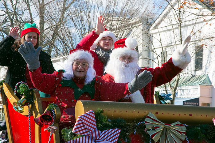 From the North Pole to the South Fork—Santa comes to say ho ho hello