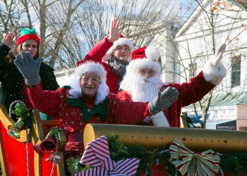 From the North Pole to the South Fork—Santa comes to say ho ho hello