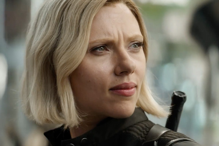 Scarlett Johansson in "Avengers: Infinity War"