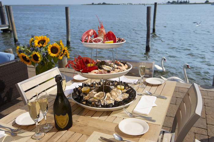 Seafood tower at View restaurant