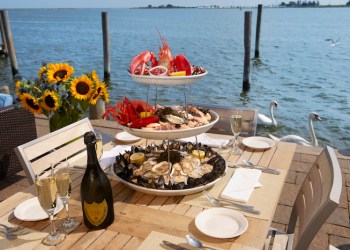 Seafood tower at View restaurant