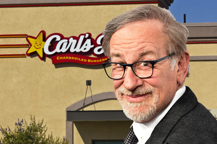 Steven Spielberg won't lend his name to Carl's Jr.