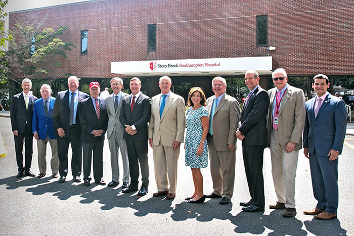 VIPs gather to celebrate the new Stony Brook Southampton Hospital