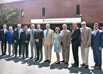 VIPs gather to celebrate the new Stony Brook Southampton Hospital