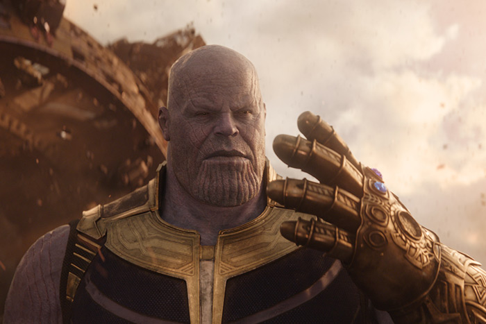 Josh Brolin as Thanos in "Avengers: Infinity War"