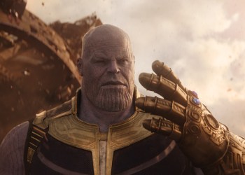Josh Brolin as Thanos in 