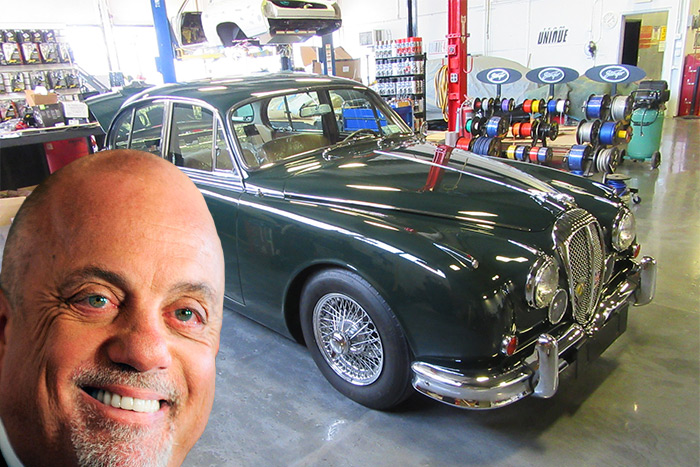 Billy Joel is getting his 1962 Jaguar Mark II on Velocity's "Unique Rides"