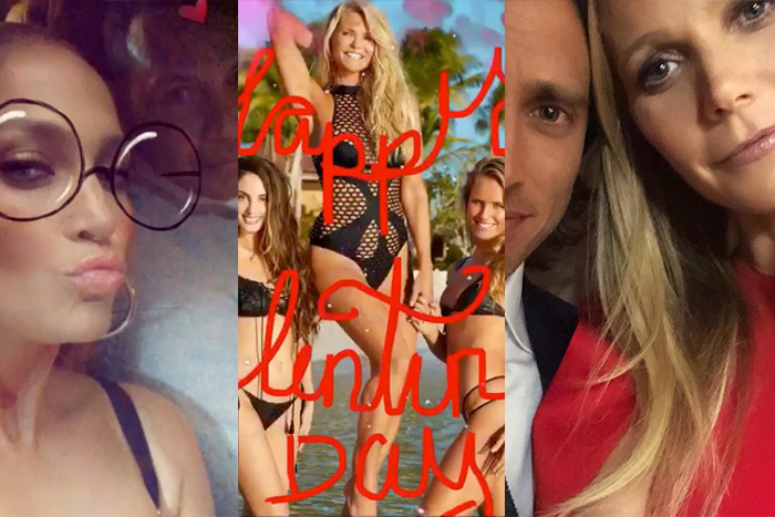 Hamptons celebrity Valentine's Day posts by @JLo @christiebrinkley @gwynethpaltrow