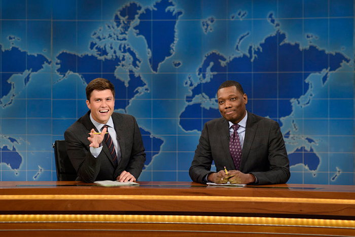 Colin Jost and Michael Che host Weekend Update