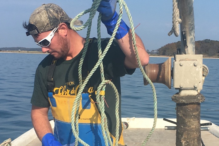 Captain Matt Kecham, Peconic Gold Oysters.