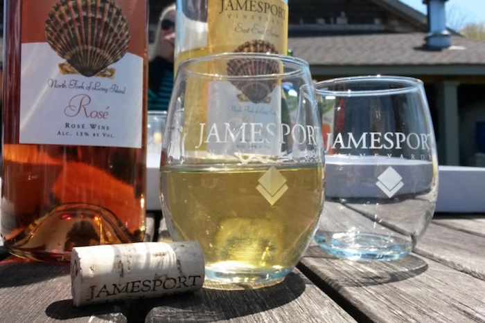 Jamesport Vineyards summer wines. Photo: Nicole B. Brewer