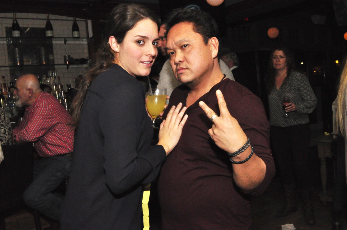 A couple poses at the fourth annual Harborfrost Frost Ball,