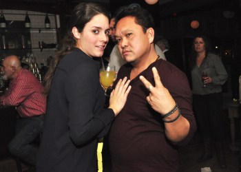 A couple poses at the fourth annual Harborfrost Frost Ball,