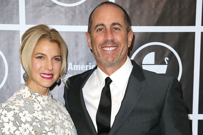 Jessica Seinfeld and Jerry Seinfeld.