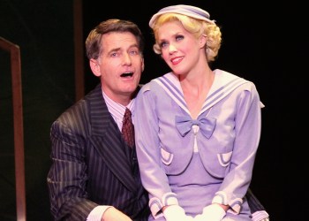 James Lloyd Reynolds (Julian Marsh) and Shannon O’Bryan (Peggy Sawyer) in 