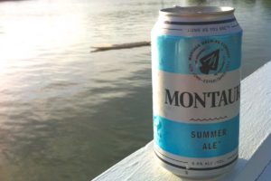 Montauk Brewing Company summer ale is best drank near the water