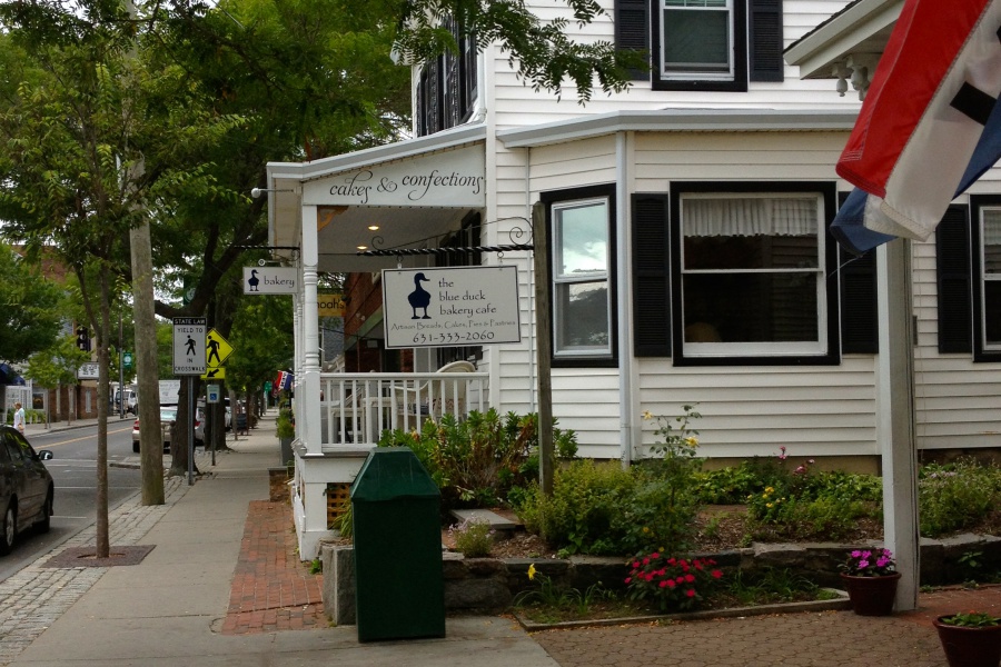 The Blue Duck Bakery in Greenport on Front Street. Photo credit: Arianna Johnson