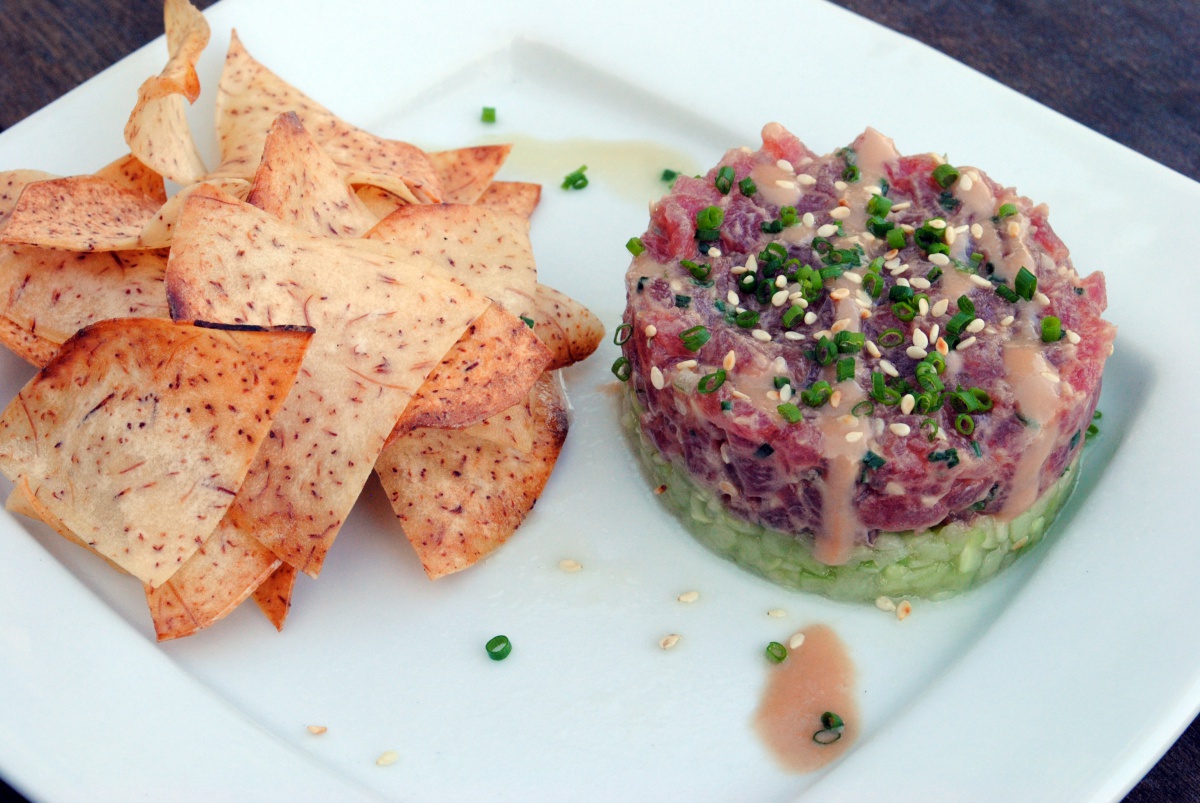 Tuna tartar from The Backyard at Solé East