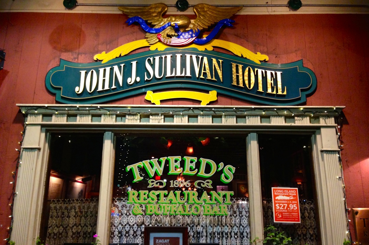 Tweed's Restaurant and Buffalo Bar.