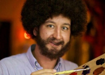 Bob Ross at Rowdyween.