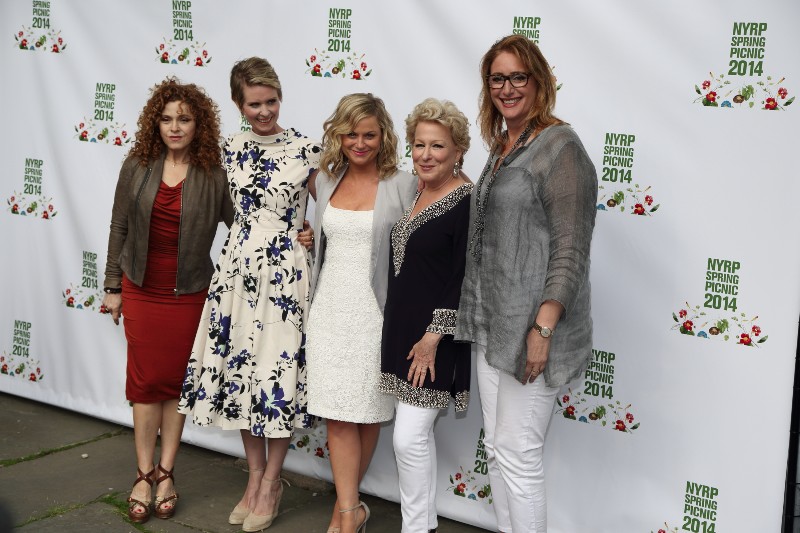 Bernadette Peters, Cynthia Nixon, Amy Poehler, Bette Midler and Judy Gold.