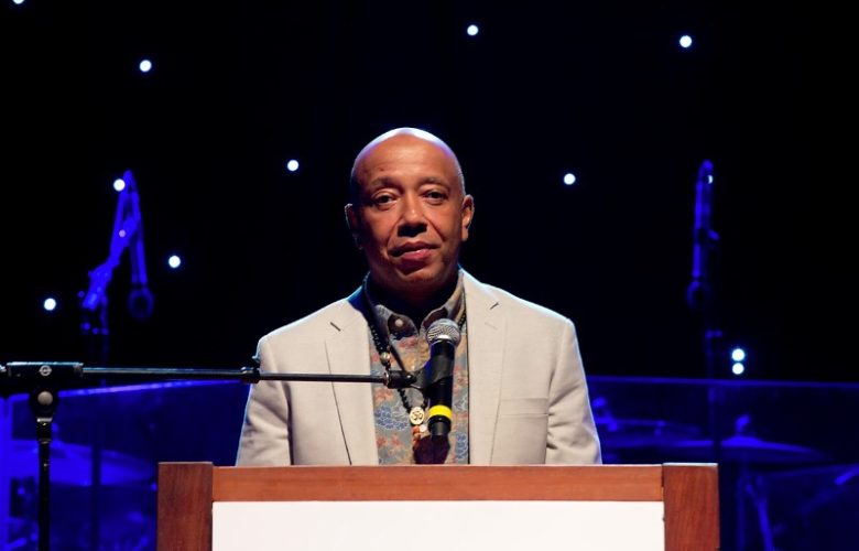 Honored special guest Russell Simmons speaking of the importance of the arts in the education of our children.