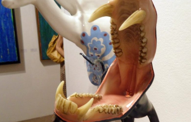 Karyn Mannix booth at ArtHamptons