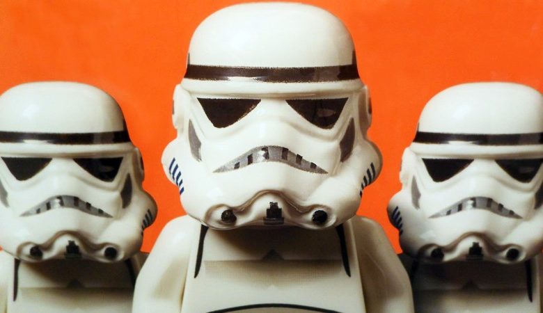 Lego minifigure Stormtrooper photo by Dale May
