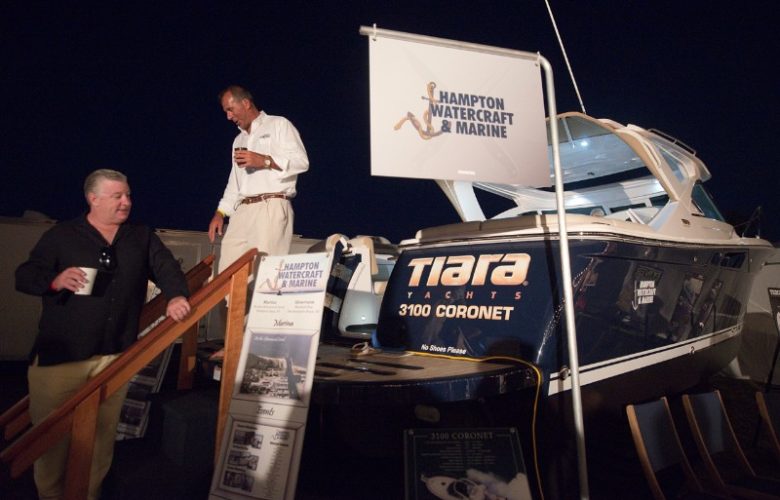 Guests took tours of Tiara boats
