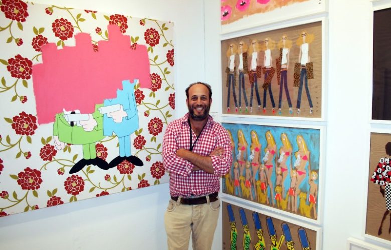 Eric Firestone, owner of the Eric Firestone Gallery in East Hampton on Saturday