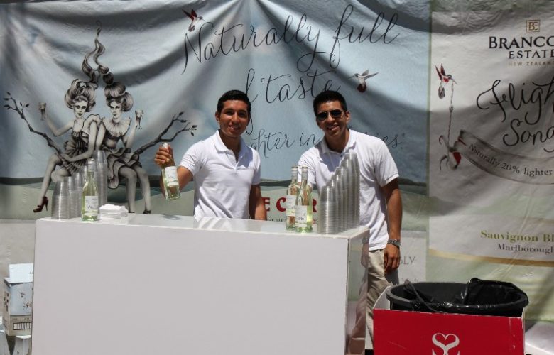Brancott Estate representatives Wilson and Jeffrey
