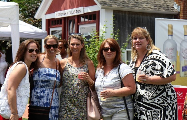 Julie, Allison, Karen, Dawn and MJ enjoying Sake.