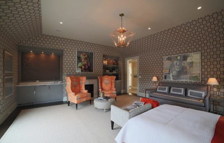 Master bedroom by Tobi Fairley