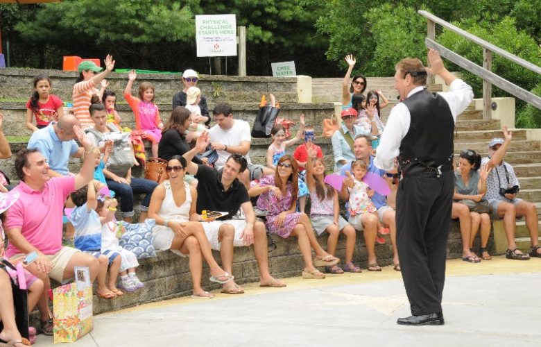 Mike the Silly Magician asked who likes magic tricks